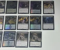 Magic The Gathering Streets of New Capenna All 17 Rare/Mythic Black Cards NM - Image 3