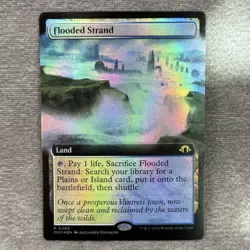 MTG Flooded Strand Extended Art Modern Horizons 3 MH3 #464 Foil NM - Image 1