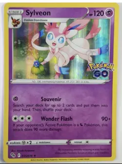 Pokemon Card - Pokemon GO 035/078 - SYLVEON (holo-foil) - NM/Mint - Image 1