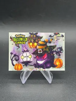 Pokemon Gengar Pumpkaboo Holo Collectoons Halloween Card 149 Peru US Seller - Image 1