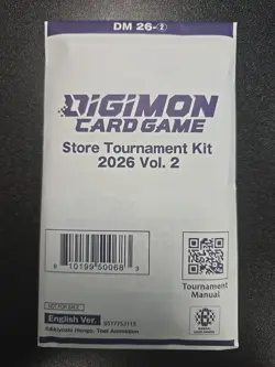 Digimon Card Game Store Tournament Kit 2026 Vol 2 English Sealed - Image 1