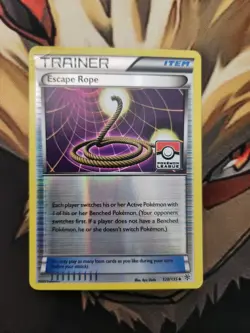 Pokemon TCG Escape Rope Reverse Holo Card 120/135 Pokemon League Stamped HP - Image 1