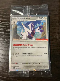 Archaludon Gamestop Promo Sealed 107/142 Pokemon Trading Card Game NM - Image 1