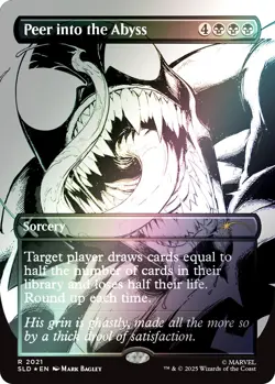 MTG Secret Lair Marvel's Spider-Man Venom Unleashed Inks Rainbow Foil Edition - Image 4