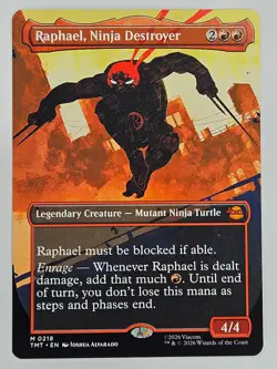 Magic: The Gathering TMT M 0218 Raphael, Ninja Destroyer (Borderless) TMNT - Image 1