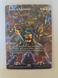 Waves of Aggression (Borderless) Teenage Mutant Ninja Turtles Source Material... - Image 1