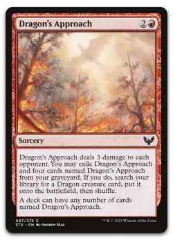 Dragon's Approach #97 (NM) Strixhaven STX Magic MTG - Image 1