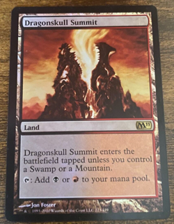 Magic the Gathering MTG- Dragonskull Summit- Foil/NM/LP- 223/249- M11 - Image 2