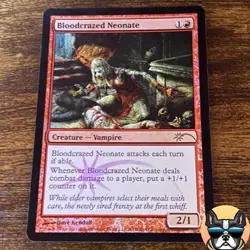 Magic the Gathering MTG- Bloodcrazed Neonate- Foil/NM/LP- 131/264- Promo! - Image 1