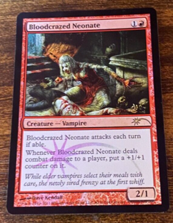 Magic the Gathering MTG- Bloodcrazed Neonate- Foil/NM/LP- 131/264- Promo! - Image 2