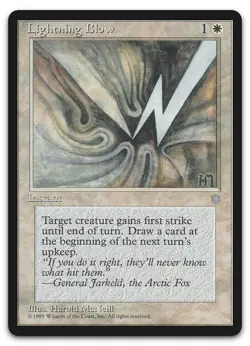 Lightning Blow (LP) Ice Age ICE Magic MTG - Image 1