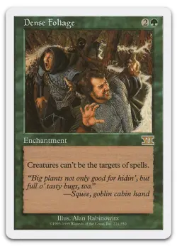 Dense Foliage #221 (LP) Classic Sixth Edition 6ED Magic MTG - Image 1