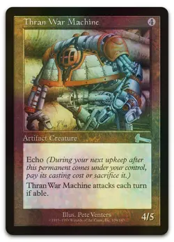 Thran War Machine #134 (Foil) (LP) Urza's Legacy ULG Magic MTG - Image 1
