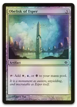 Obelisk of Esper #213 (Foil) (LP) Shards of Alara ALA Magic MTG - Image 1