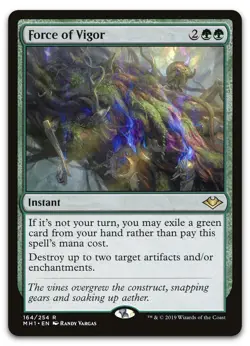 Force of Vigor #164 (NM) Modern Horizons MH1 Magic MTG - Image 1