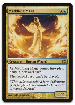 Meddling Mage #8 (LP) Alara Reborn ARB Magic MTG - Image 1