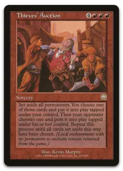 Thieves' Auction #218 (LP) Mercadian Masques MMQ Magic MTG - Image 1
