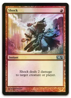Shock #155 (Foil) (NM) Magic 2014 M14 Magic MTG - Image 1
