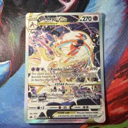 Deoxys VSTAR Pokemon Crown Zenith: Galarian Gallery GG46/GG70 Ultra Rare NM - Image 1