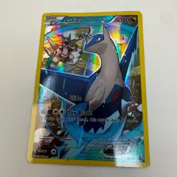 Pokemon TCG Latios XY79 XY Black Star Promo Full Art Ultra Rare Holo Heavy Play - Image 1