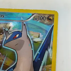 Pokemon TCG Latios XY79 XY Black Star Promo Full Art Ultra Rare Holo Heavy Play - Image 3