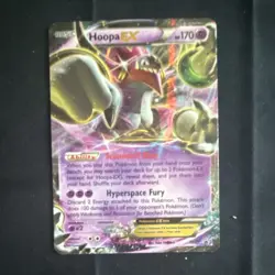 Pokemon TCG Hoopa EX Promo Holo Basic XY71 Psychic Pokemon Card English 170 HP - Image 1