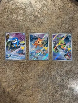 Pokemon 2026 First Partners Illustration Collection Promo Set - Sinnoh Starters - Image 1