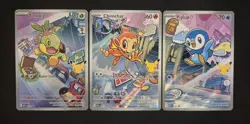 Pokemon First Partner-Turtwig 040, Chimchar 041, Piplup 042 Gen 4 - Image 2