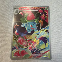 Pokemon TCG Ivysaur 134/132 Me01: Mega Evolution Holo Illustration Rare MINT/NM - Image 1