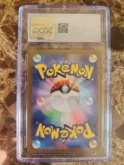 CGC 10 Growlithe – Japanese Pokemon 151 – Reverse Holo Poke Ball – GEM MINT - Image 3