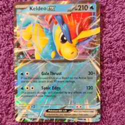 Pokemon Keldeo EX 030/086 Sv: White Flare Full Art Double Rare Holo 210 HP - Image 1