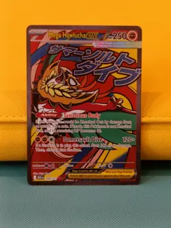Pokemon TCG Mega Hawlucha EX 268/217 Ascended Heroes Mega Attack Rare English - Image 1