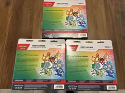 Pokemon First Partner Illustration Collection Series 1 Box Lot of 3 - Image 2
