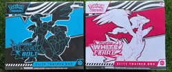 Pokemon Black Bolt and White Flare Elite Trainer Box ETB Set of 2 - Image 1