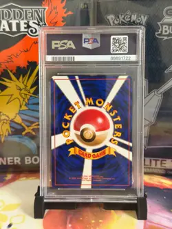 PSA 9 Brock's Ninetales Pokemon Japanese 038 Gym Challenge Vintage Holo - Image 2