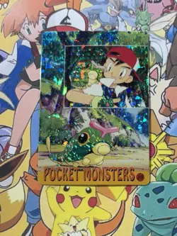 Pokemon Charizard Vintage Pocket Monsters Vending HOLO Prism Sticker 99 Nintendo - Image 3