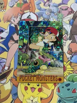Pokemon Charizard Vintage Pocket Monsters Vending HOLO Prism Sticker 99 Nintendo - Image 4