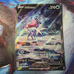 Pokemon TCG Suicune v Crown Zenith: Galarian Gallery GG38/GG70 NM Condition - Image 1