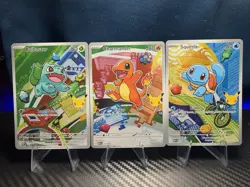 Kanto Starters First Partner Illustration Promos 30th Anniversary Pokemon NM TCG - Image 1