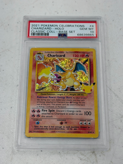 2021 Pokemon Celebrations Charizard Holo Rare #4/102 PSA 10 - Image 1