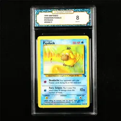 TQG 8 NM-MT 1999 Pokemon ENG Psyduck 53/62 C - Image 1