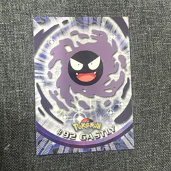 Gastly Topps Pokemon TV Animation Edition Series 2 #92 2000 - Image 1