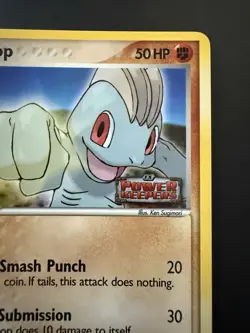 Pokemon TCG Power Keepers Machop 53/108 Stamped Reverse Holo Near Mint - Image 3