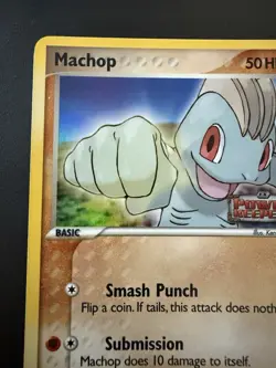 Pokemon TCG Power Keepers Machop 53/108 Stamped Reverse Holo Near Mint - Image 4