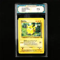 TQG 7.5 NM+ 1999 Pokemon ENG Pikachu 60/64 C - Image 1