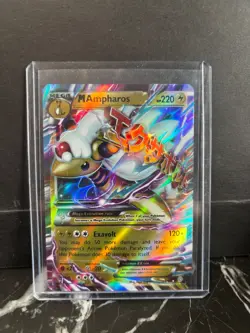 Pokemon Ancient Origins M Ampharos EX 28/98 Holo Rare EX - Image 1