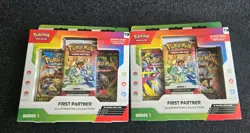 LOT OF 4 POKEMON TCG FIRST PARTNER ILLUSTRATION COLLECTION FACTORY SEALED NEW - Image 1