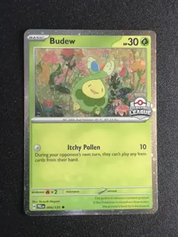 Budew 004/131 Premier Ball League Asia Exclusive Promo Pokemon TCG - Image 1