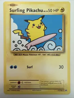Surfing Pikachu 111/108 XY - Evolutions Pokemon TCG LP - Image 1