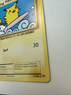 Surfing Pikachu 111/108 XY - Evolutions Pokemon TCG LP - Image 3
